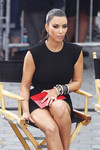 Kim Kardashian Upskirt Candids At “Project Runway” In New York