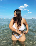 Akankshya Sara Rijal on White bikini