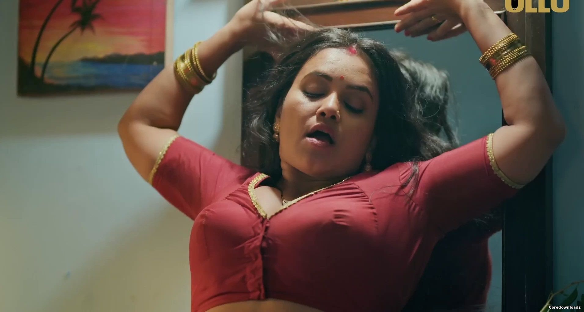 Priya Gamre Flashes Her Sexy Red Blouse On Matki Priya Gamre Indian